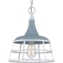 Progress Lighting Bastille 12" Wide Pendant Coastal Blue