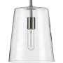 Progress Lighting Clarion 9" Wide Mini Pendant Brushed Nickel