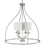 Progress Lighting Bonita 4 Light 23" Wide Chandelier Brushed Nickel