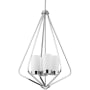 Progress Lighting Elevate 4 Light 20" Wide Pillar Candle Chandelier Polished Chrome