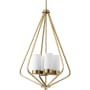 Progress Lighting Elevate 4 Light 20" Wide Pillar Candle Chandelier Brushed Bronze