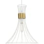 Progress Lighting Lorin 18" Wide Pendant with Metal Shade Satin White