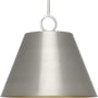 Progress Lighting Parkhurst 3 Light 18" Wide Pendant with Metal Shade Brushed Nickel