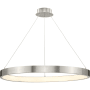 Progress Lighting Inverse LED 30" Wide LED Ring Chandelier Brushed Nickel