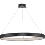 Progress Lighting Inverse LED 30" Wide LED Ring Chandelier Matte Black