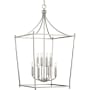 Progress Lighting Parkhurst 8 Light 20" Wide Chandelier Brushed Nickel