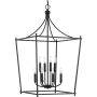 Progress Lighting Parkhurst 8 Light 20" Wide Chandelier Matte Black
