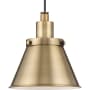 Progress Lighting Hinton 9" Wide Mini Pendant Vintage Brass