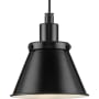 Progress Lighting Hinton 9" Wide Mini Pendant Matte Black