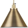 Progress Lighting Hinton 16" Wide Pendant Vintage Brass