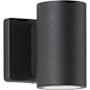 Progress Lighting Cylinders 6" Tall LED Outdoor Wall Sconce Black