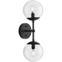 Progress Lighting Atwell 2 Light 18" Tall Wall Sconce Matte Black