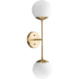 Progress Lighting Haas 2 Light 24" Tall Wall Sconce Brushed Bronze