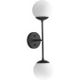 Progress Lighting Haas 2 Light 24" Tall Wall Sconce Matte Black
