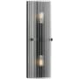 Progress Lighting Seville 2 Light 18" Tall Wall Sconce Matte Black