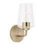 Progress Lighting Celino 11" Tall Wall Sconce with Clear Glass Champagne Bronze