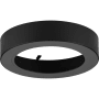 Progress Lighting Everlume 5" Wide Square Trim Ring Black