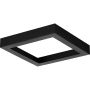 Progress Lighting Everlume 7" Wide Square Trim Ring Black