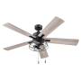 Prominence Home Marshall 52" 5 Blade Indoor LED Ceiling Fan Matte Black