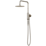 Pulse Aquarius Retrofit Shower with Shower Head, Hand Shower, Shower Arm and Hose Brushed Nickel