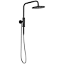 Pulse Aquarius Retrofit Shower with Shower Head, Hand Shower, Shower Arm and Hose Matte Black