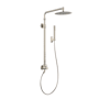 Pulse Atlantis Retrofit Shower with Shower Head, Hand Shower, Slide Bar, Shower Arm and Hose Brushed Nickel