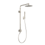 Pulse Atlantis Retrofit Shower with Shower Head, Hand Shower, Slide Bar, Shower Arm and Hose Brushed Nickel