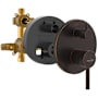 Pulse Pressure Balanced Valve Trim Only with Integrated Diverter Oil-Rubbed Bronze