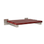 Pulse Aging In Place Wall Mounted 16" Wide Shower Seat Brushed Stainless Steel