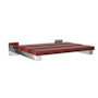 Pulse Aging In Place Wall Mounted 16" Wide Shower Seat Polished Stainless Steel