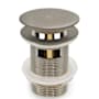 Pulse Pop-Up Drain with Toe-Tap Feature Brushed Nickel