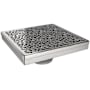 QuickDrain Squaredrain Kit 6 Inch Stones Polished Stainless Steel