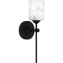Quoizel Aria 16" Tall Wall Sconce Matte Black