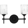 Quoizel Aria 2 Light 15" Wide Vanity Light Matte Black