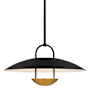 Quoizel Bingham 18" Wide LED Pendant / Converts to Semi-Flush Matte Black