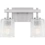 Quoizel Brenthouse 2 Light 14" Wide Vanity Light Brushed Nickel