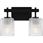 Quoizel Brenthouse 2 Light 14" Wide Vanity Light Matte Black