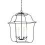 Quoizel Gallery 6 Light 22" Wide Chandelier Royal Ebony