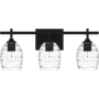 Quoizel Lucy 3 Light 22" Wide Vanity Light Matte Black