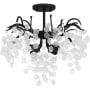 Quoizel Maple 4 Light 22" Wide Semi-Flush Ceiling Fixture Earth Black