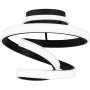 Quoizel Platinum 13" Wide LED Semi-Flush Ceiling Fixture Matte Black