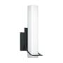 Quoizel Blade Single Light 14" Tall Integrated LED Bathroom Sconce Earth Black