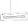 Quoizel Dazzle 36" Wide Crystal Linear Chandelier Polished Chrome