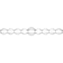Quoizel Elway 9 Light 32" Wide LED Bath Bar with Ribbed Glass Shades Polished Chrome