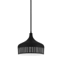 Quoizel Keagan 14" Wide Pendant Matte Black
