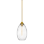 Quoizel Marza 9" Wide Mini Pendant Brushed Gold