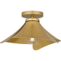 Quoizel Wisp 15" Wide Semi-Flush Ceiling Fixture Light Gold