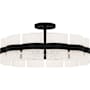 Quoizel Sweeney 6 Light 30" Wide Semi-Flush Drum Ceiling Fixture / Converts to Pendant Matte Black