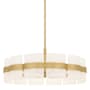 Quoizel Sweeney 6 Light 30" Wide Pendant / Converts to Semi-Flush Soft Gold