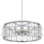 Quoizel Terrarock 5 Light 23" Wide Pendant Polished Chrome
